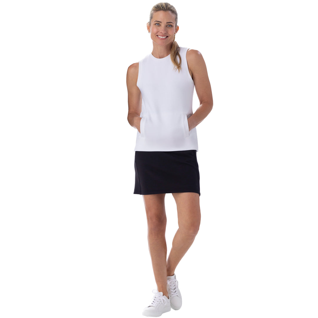 BelynKey Bliss Knit Kanga Chalk Sleeveless Tank