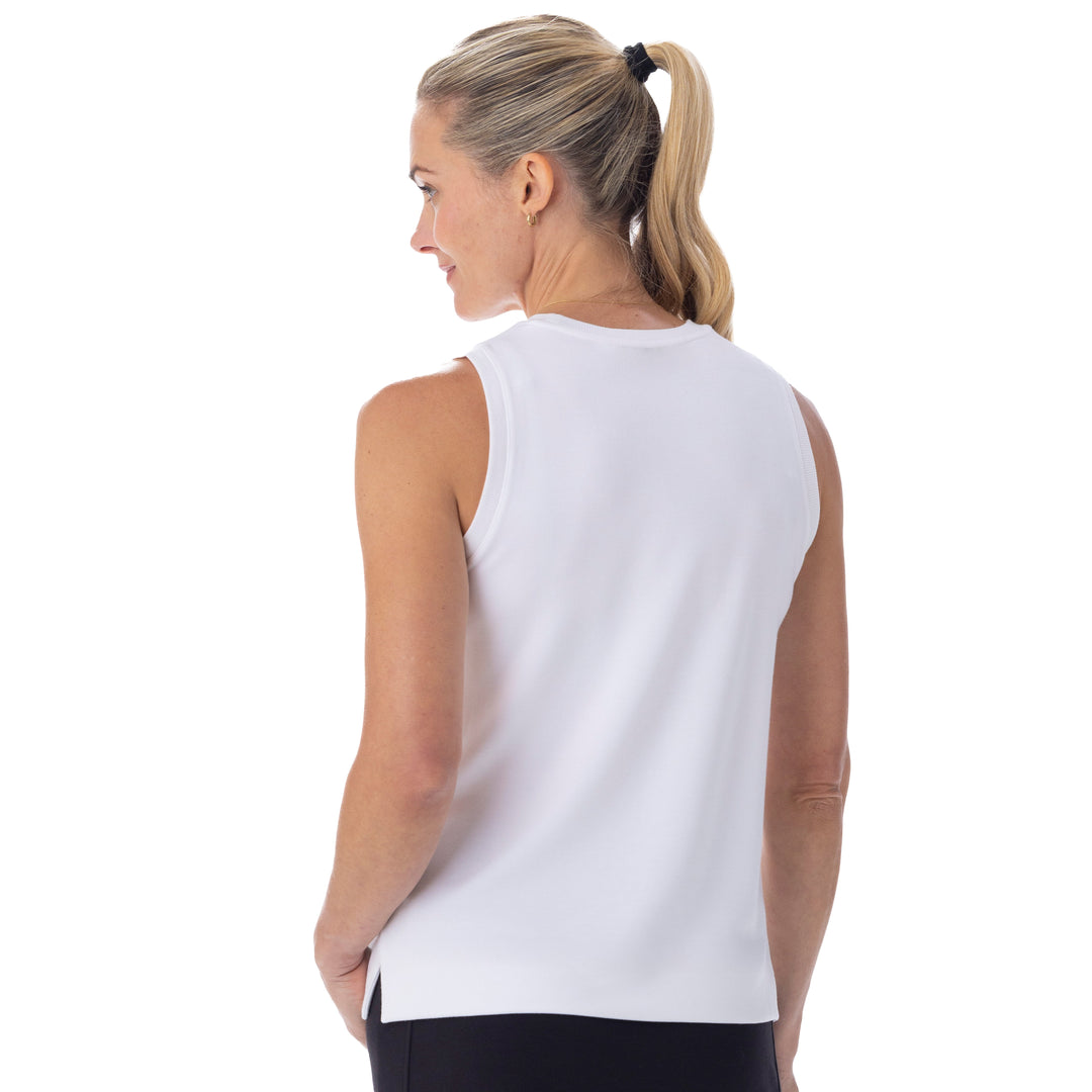 BelynKey Bliss Knit Kanga Chalk Sleeveless Tank