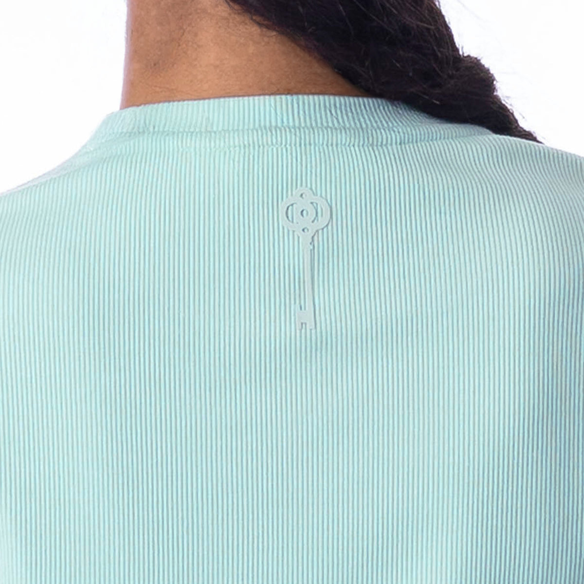 BelynKey Bliss Rib Mint Short Sleeve Transit Tee