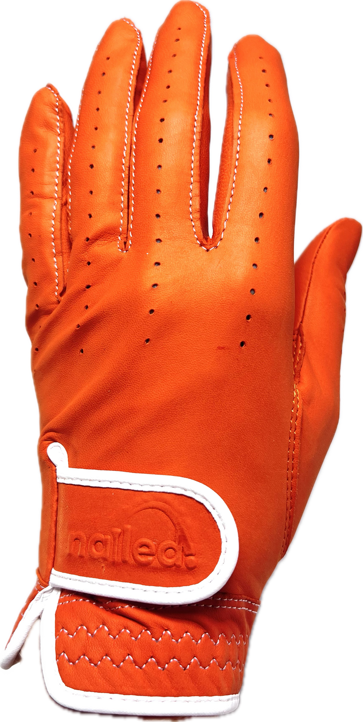 Premium Leather Colored Standard Golf Gloves