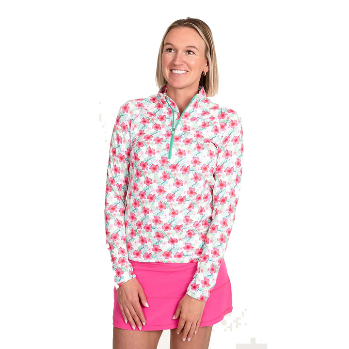 TJ Sport Tropical Long Sleeve Sun Shirt