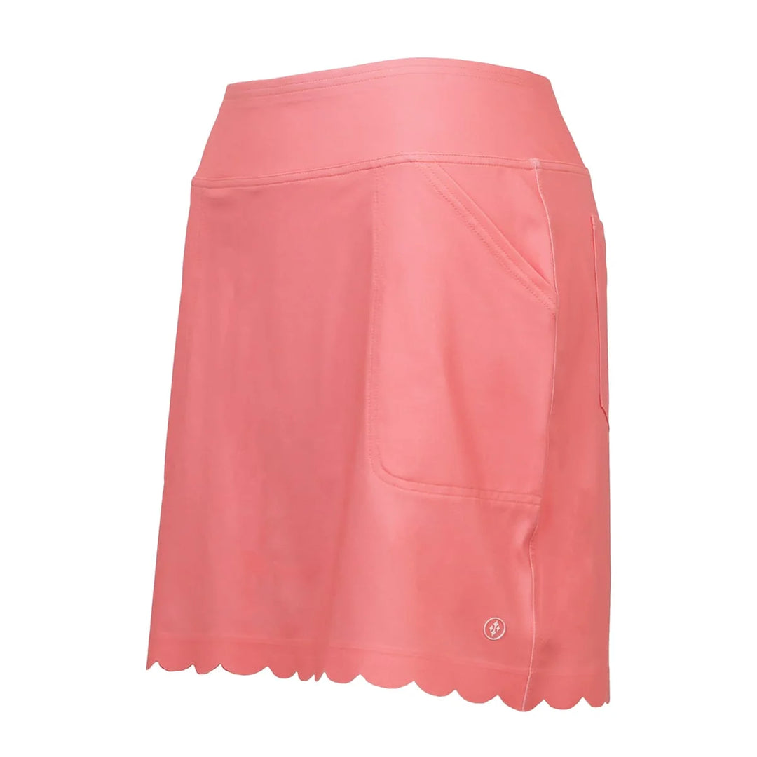 JoFit Scalloped Blush Petal 17" Skort