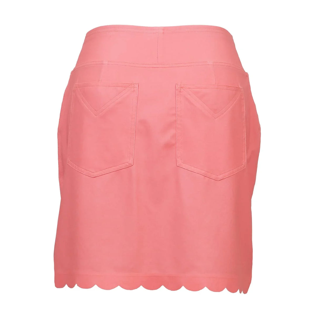 JoFit Scalloped Blush Petal 17" Skort
