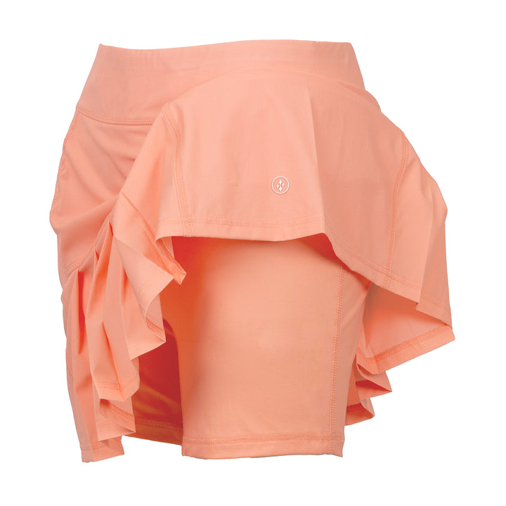 JoFit Dash Creamsicle Orange 16" Pleat Skort [S26]