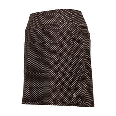 JoFit Mina 17" Espresso Dot Skort
