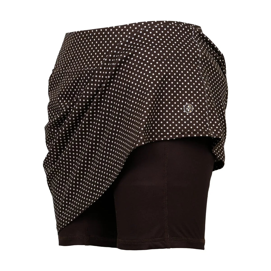 JoFit Espresso Dot Mina 17" Skort