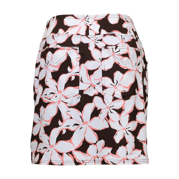 JoFit Mocha Floral Mina 17" Skort