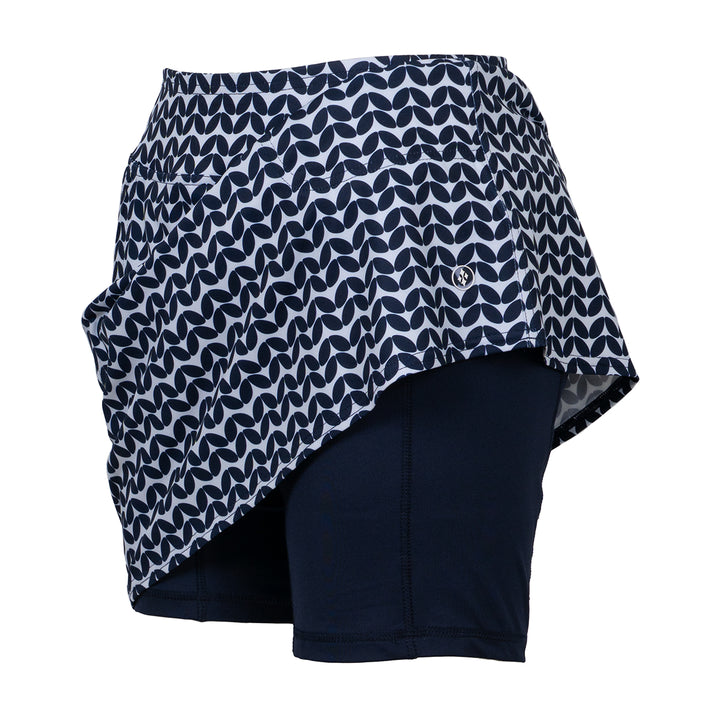 JoFit Mina Midnight Leaves 17" Skort