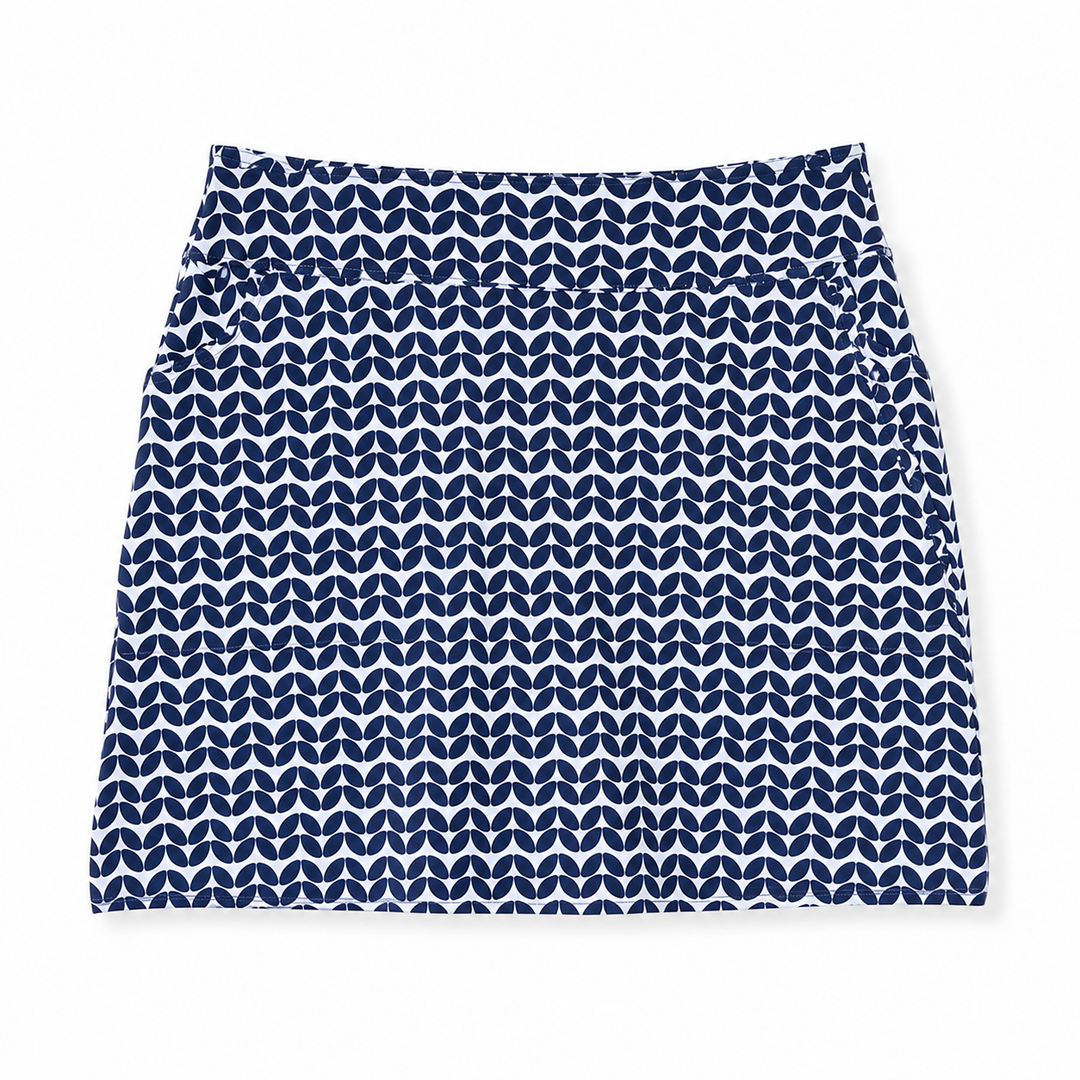 JoFit Mina Midnight Leaves 17" Skort