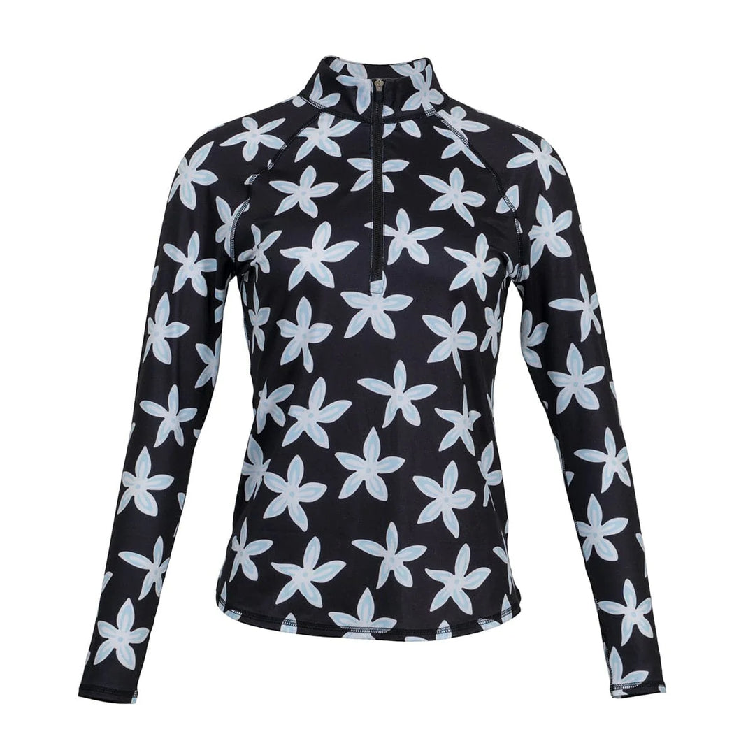 JoFit UV Fleur Royale Long Sleeve Mock [S26]