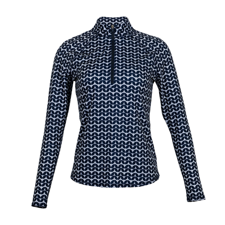 JoFit UV Midnight Leaves Long Sleeve Mock [S26]