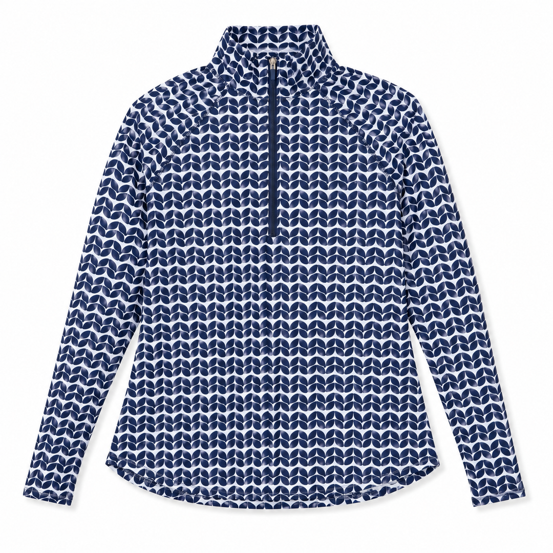 JoFit UV Midnight Leaves Long Sleeve Mock [S26]