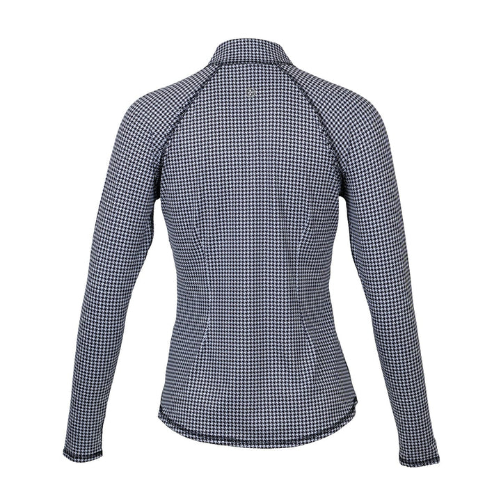 JoFit UV Mini Houndstooth Long Sleeve Mock [S26]