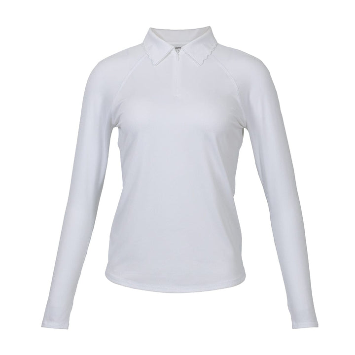 JoFit Mindy UV Long Sleeve White Polo