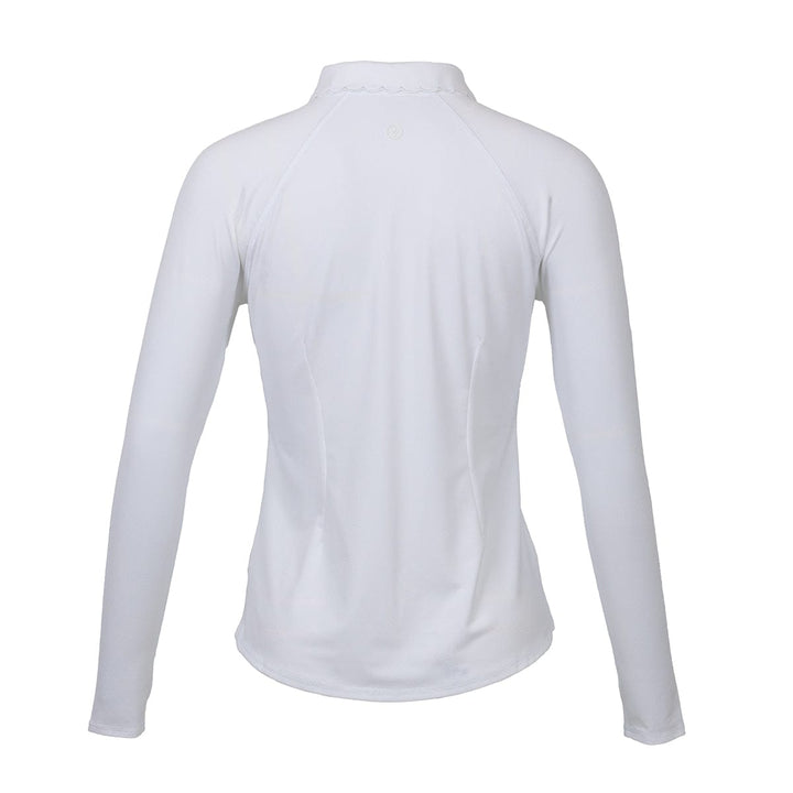 JoFit Mindy UV Long Sleeve White Polo