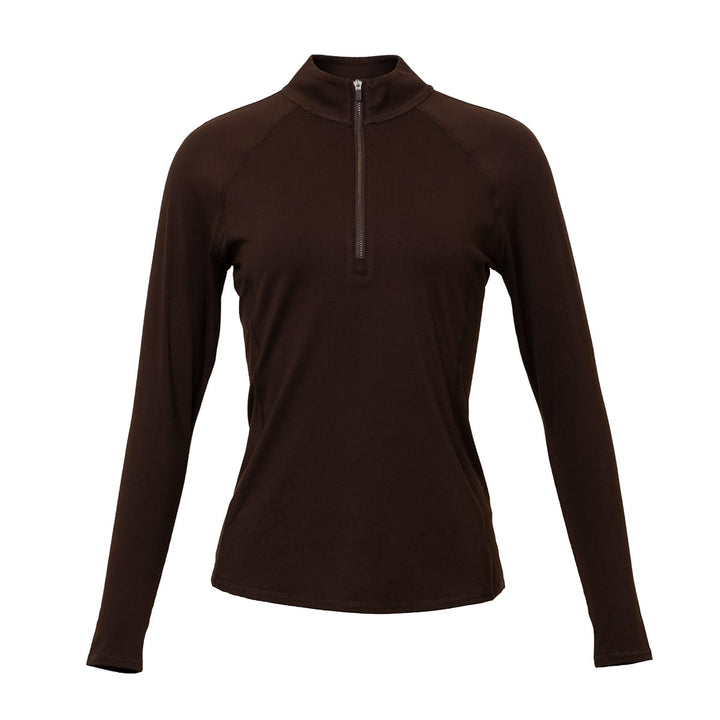 JoFit Momentum Long Sleeve Espresso Mock