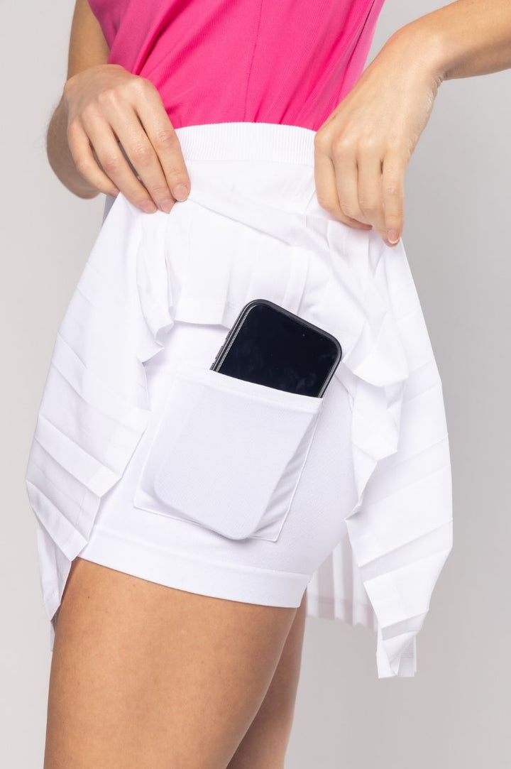 Golftini Flirty White Skort