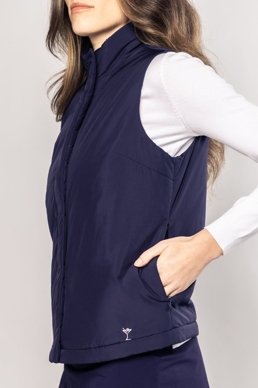 Golftini Vintage Navy Vest