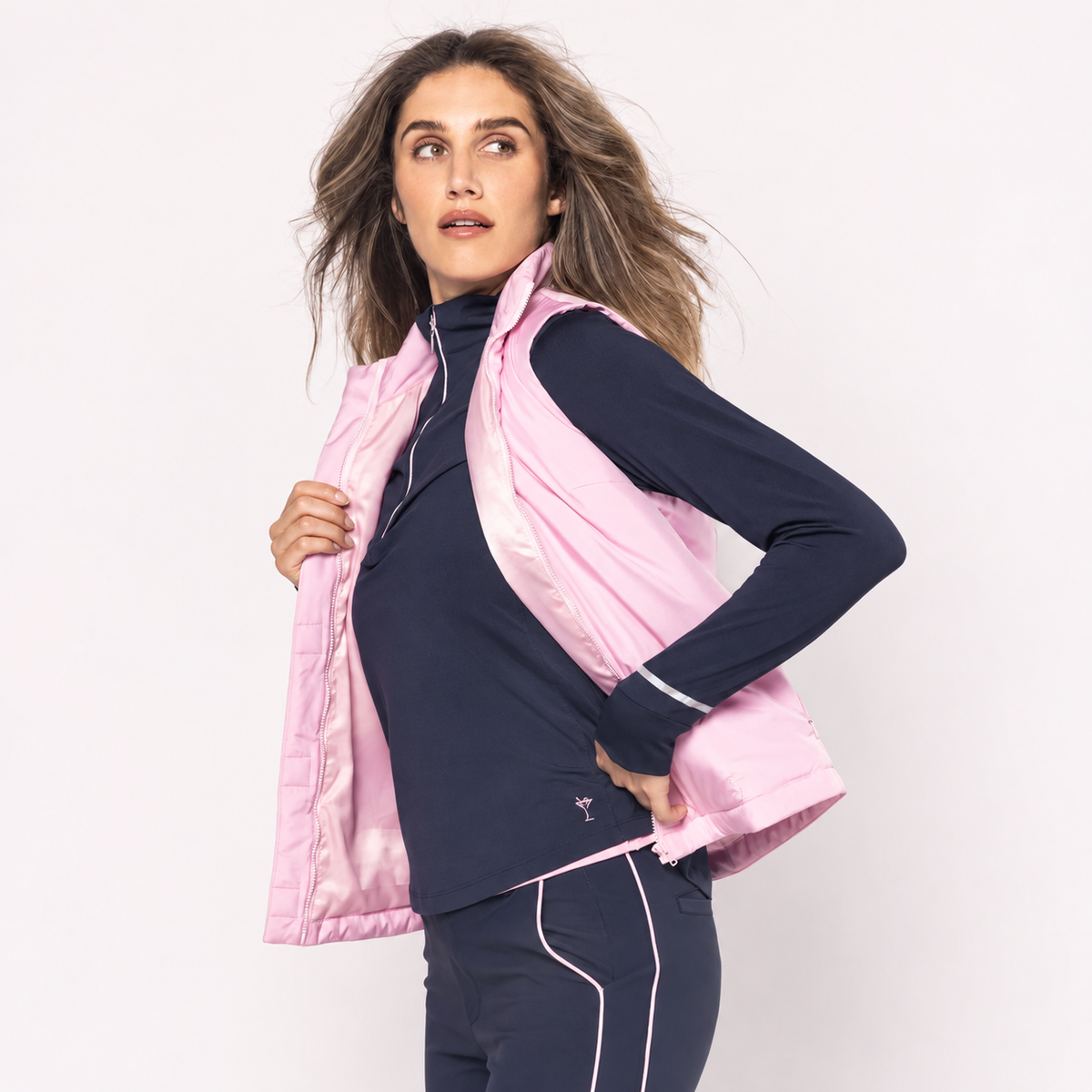 Golftini Vintage Rose Pink Vest