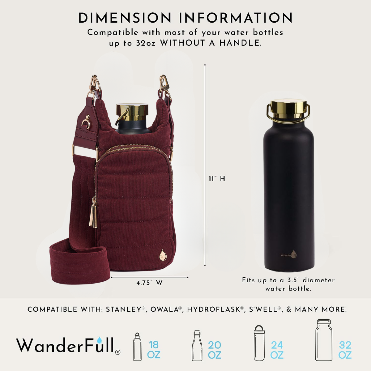 Red Wine Corduroy Wine HydroBag®