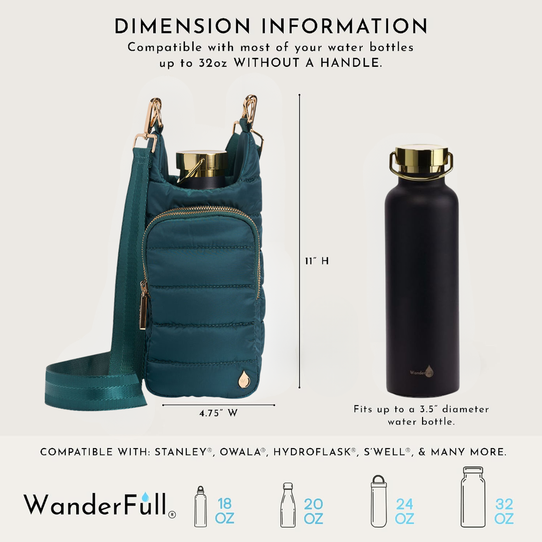 WanderFull Luster Peacock Teal HydroBag®