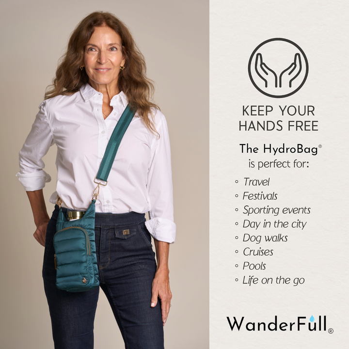 WanderFull Luster Peacock Teal HydroBag®