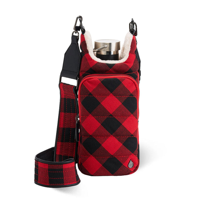 WanderFull Red Buffalo Plaid with Sherpa HydroBag®
