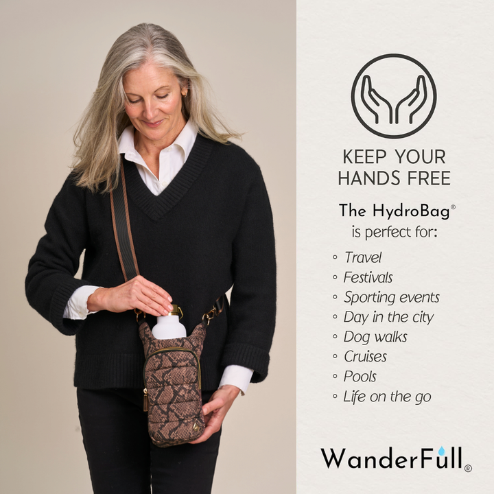 Wanderfull Snake Nylon Painted Puffer HydroBag®