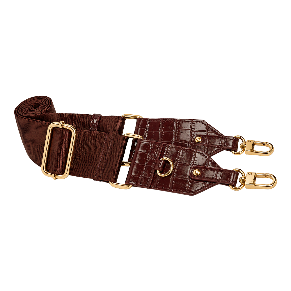 Merlot Faux Croc HydroBag® with Strap Bundle