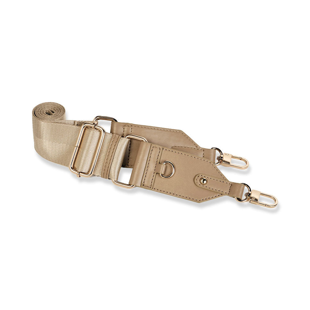 WanderFull Vegan Leather Taupe HydroBag® with Strap Bundle