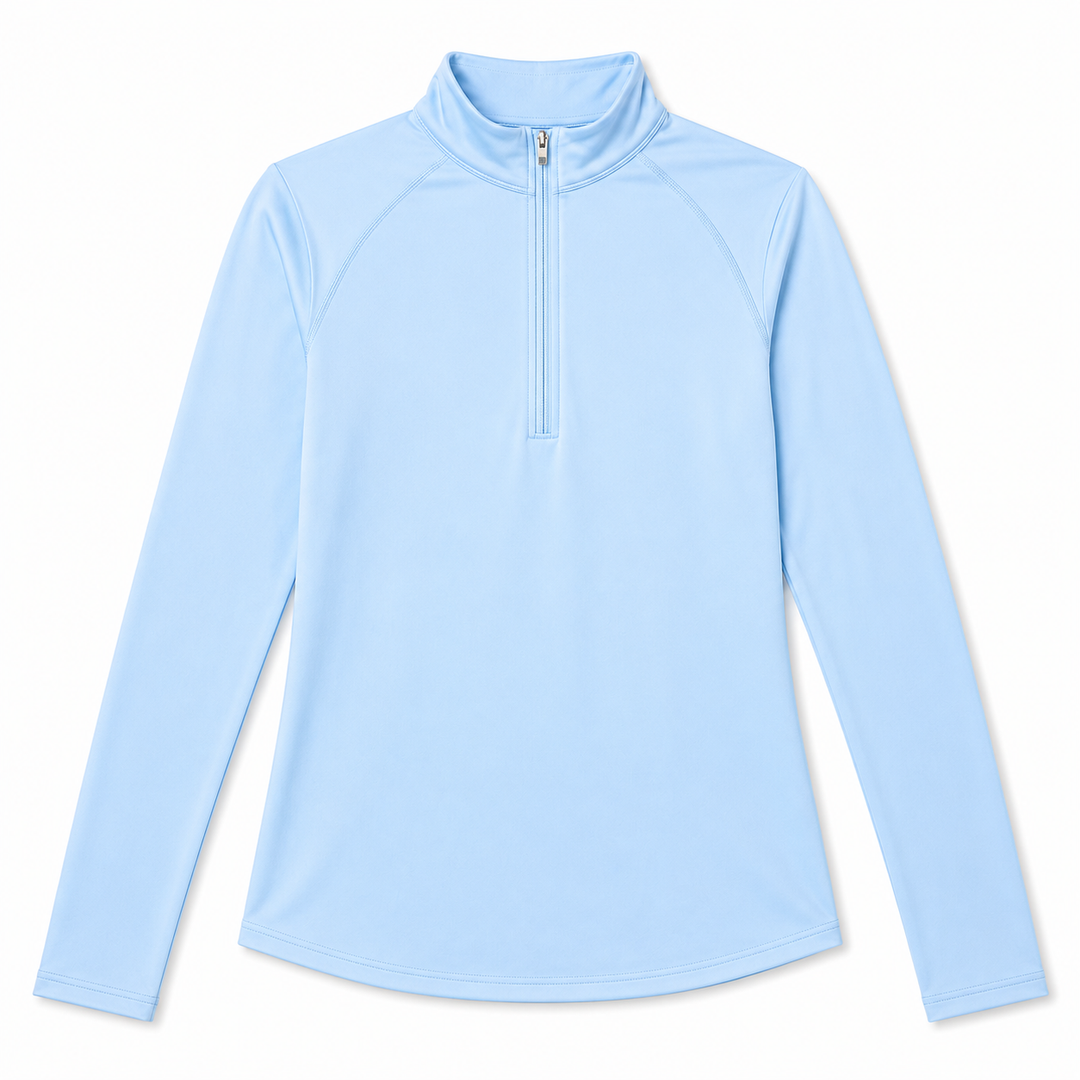 JoFit Whispy Blue Long Sleeve UV Mock