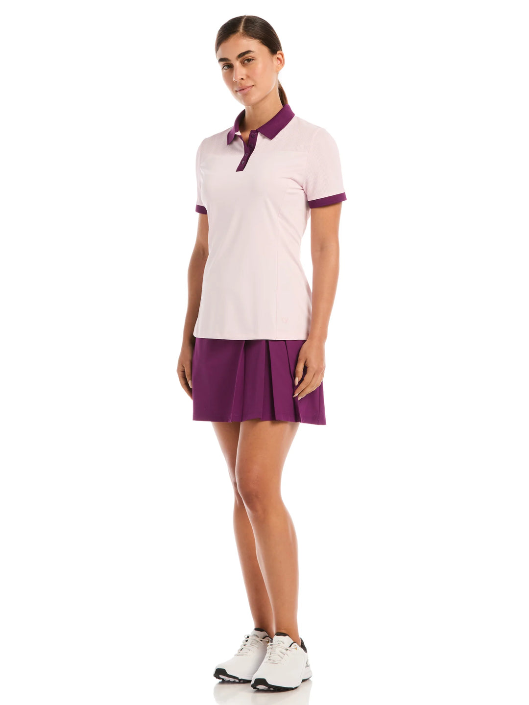Callaway Colorblock Short Sleeve Rib Polo [SF26]