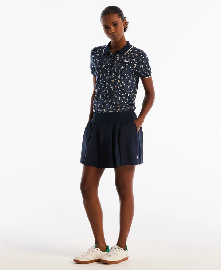 Original Penguin Floral Short Sleeve Knit Sweater [SF26]