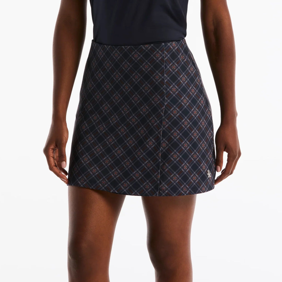 Original Penguin Plaid Wrap Golf Skort