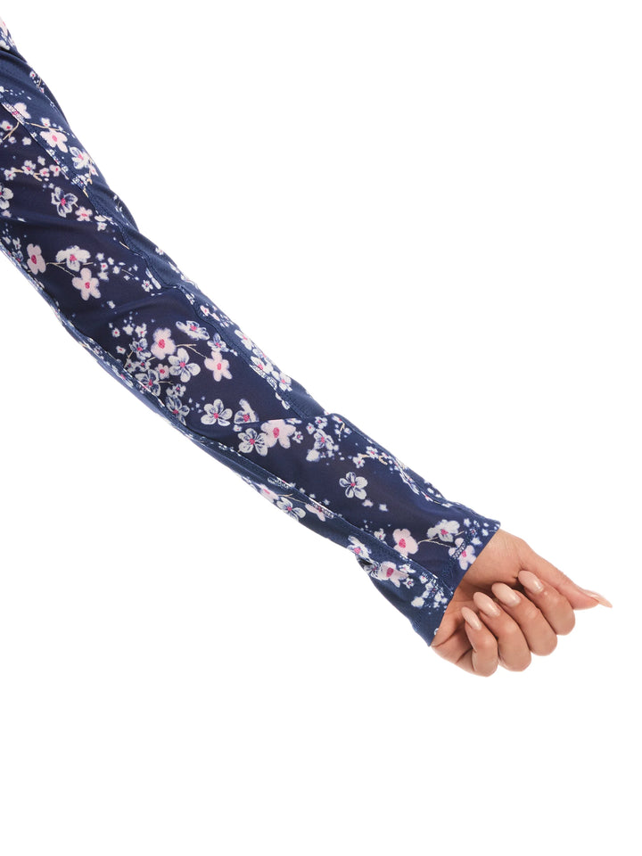 Callaway Snowy Floral Long Sleeve UV Mock [SF26]