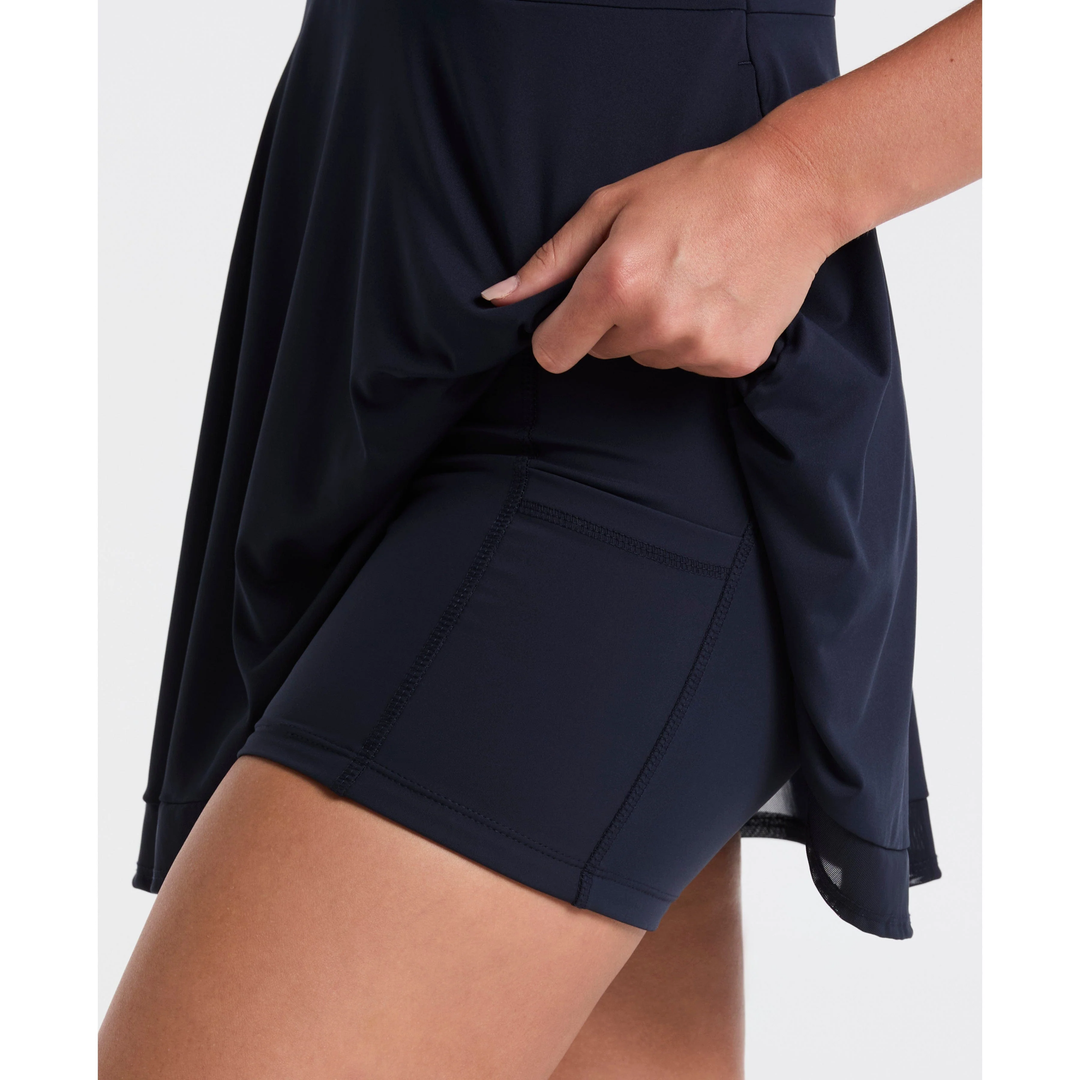 Original Penguin Veronica Sleeveless Mesh Insert Dress [SF26]