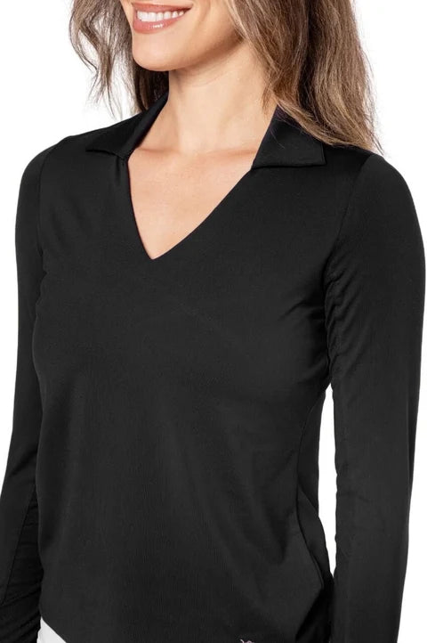Golftini Lisa Long Sleeve Polo [F26]