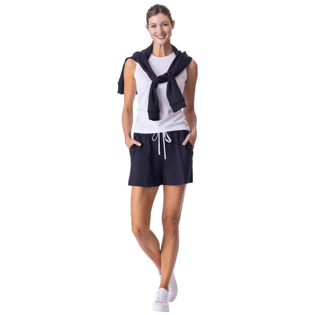 BelynKey Sueded Bliss Washed Onyx Knit Short