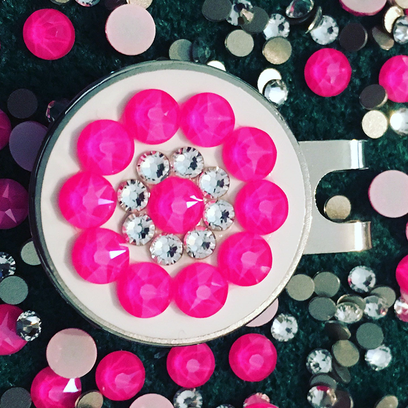 Blingo Ballmarker - Neon Pink/White image 1