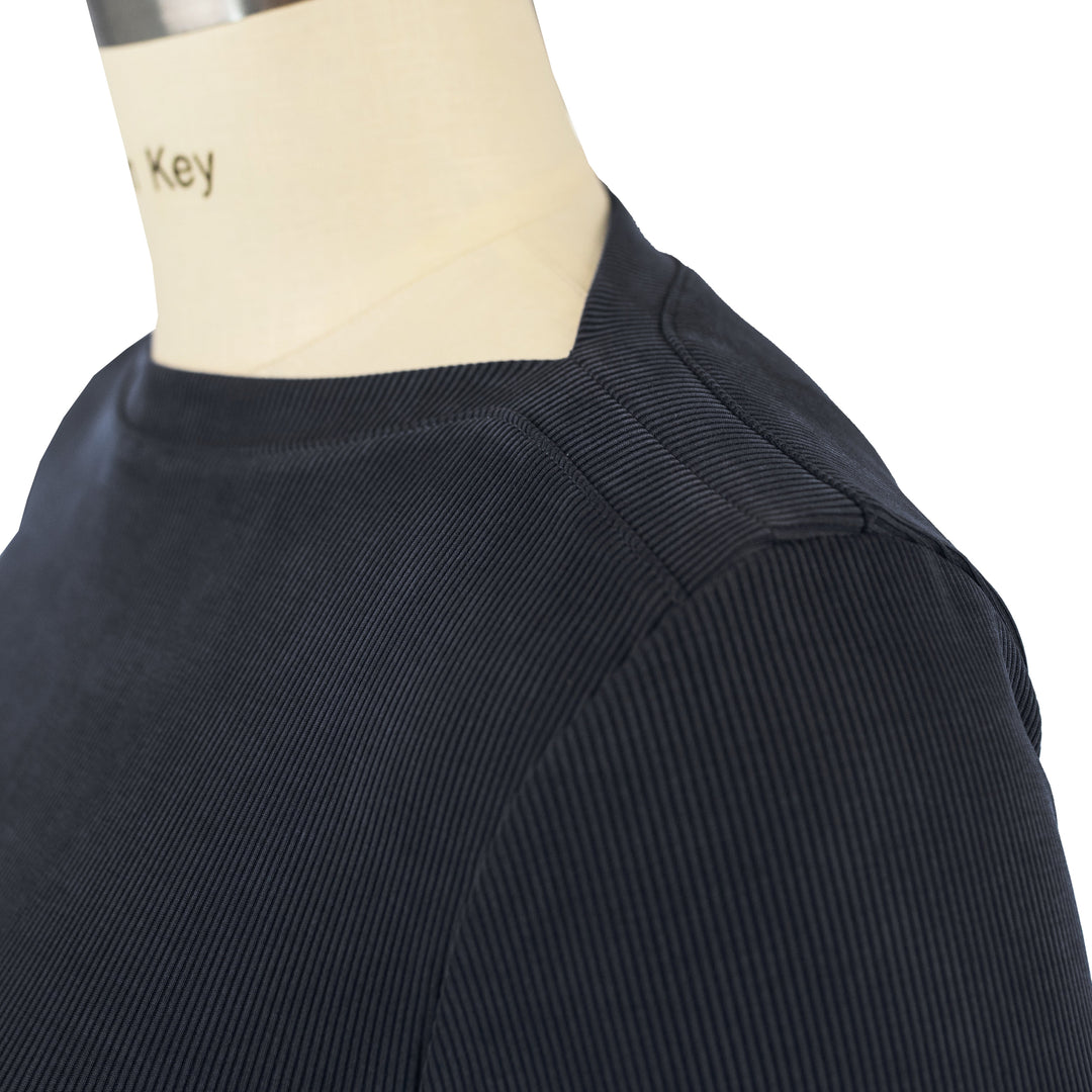 BelynKey Sueded Transit Washed Onyx 3/4 Sleeve Top