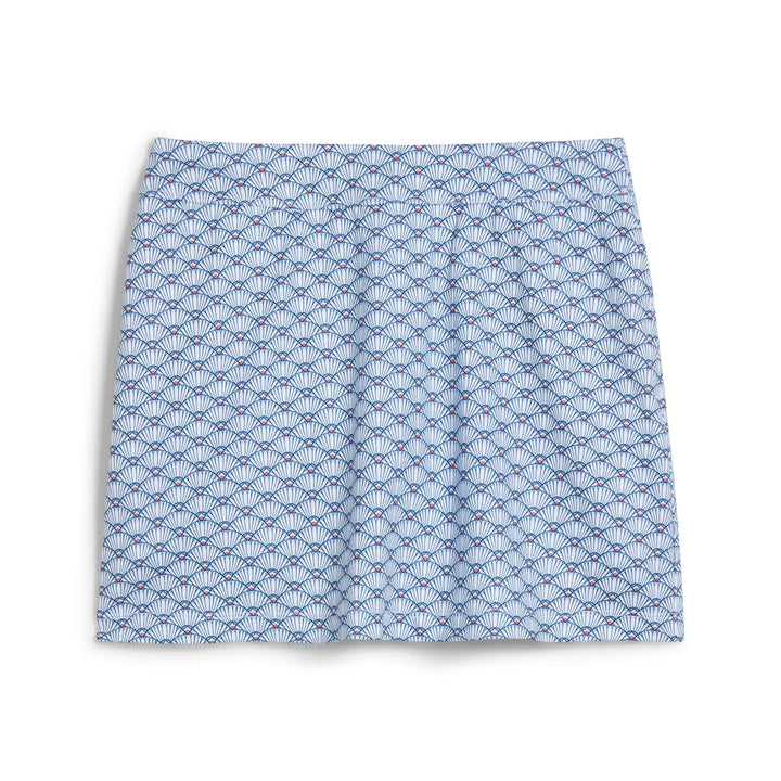 Puma Girls Scallop White Glow Knit Golf Skort