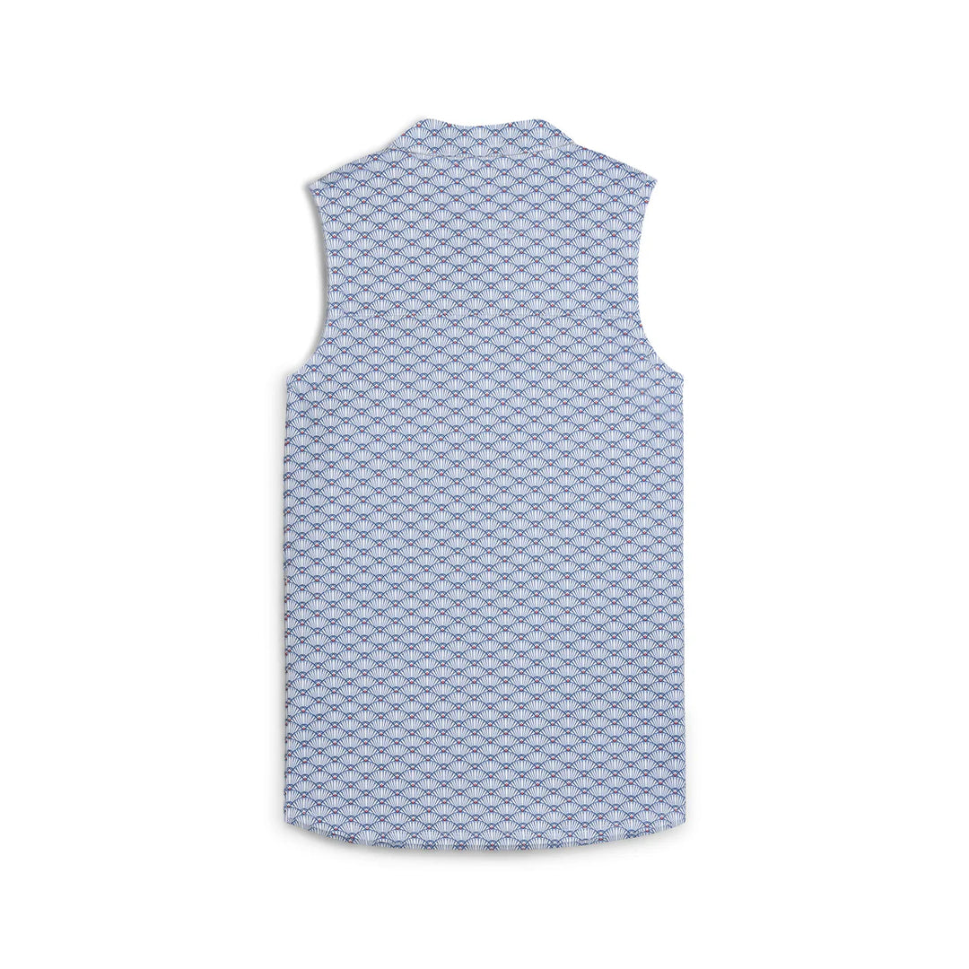 Puma Girls Scallop Sleeveless Polo