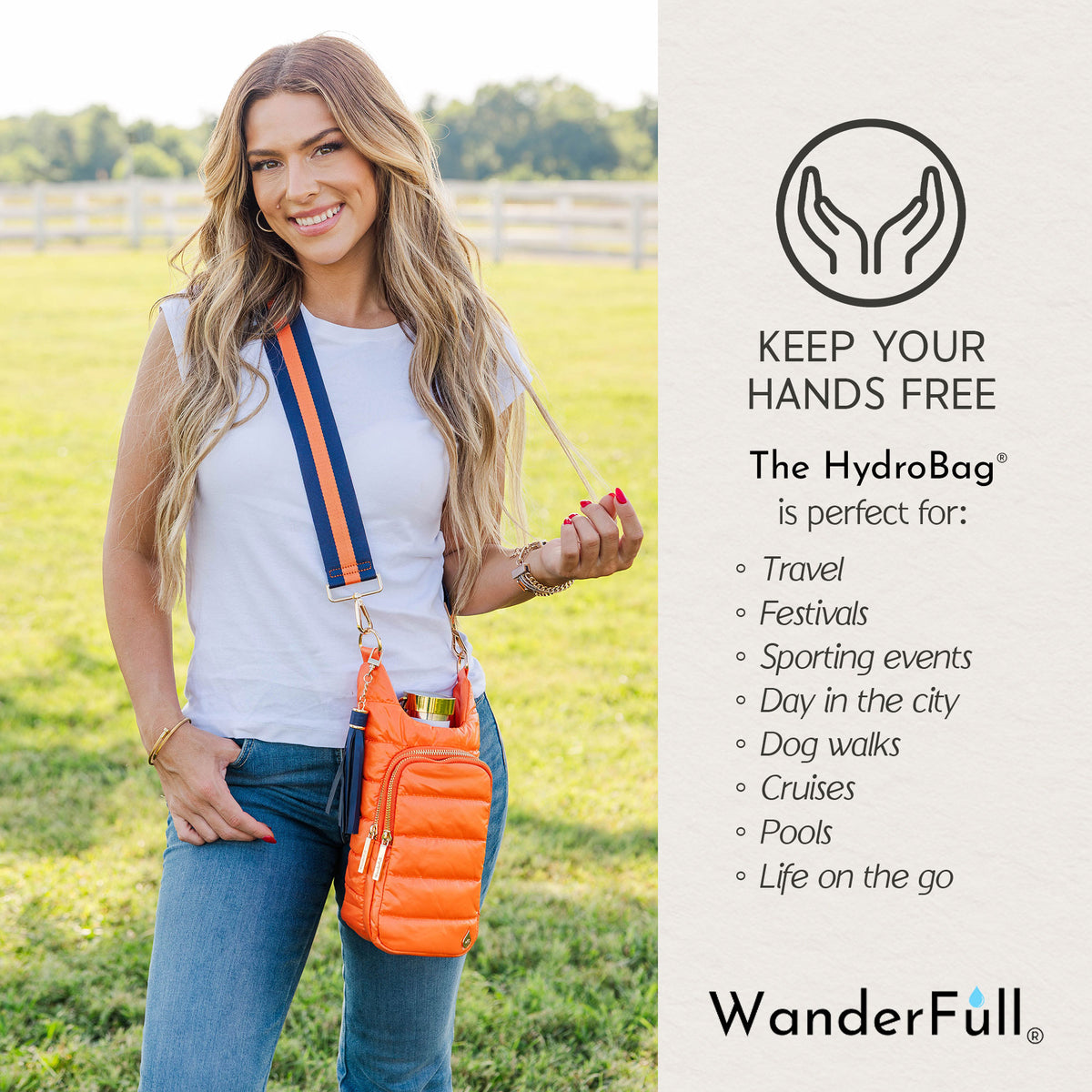 WanderFull Classic Matte Clementine HydroBag®