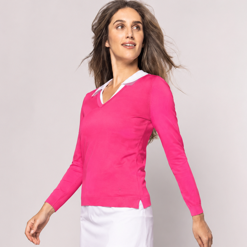 Golftini Stretch V-Neck Sweaters