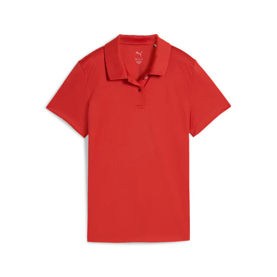 Puma Girls Pure Short Sleeve Golf Polo