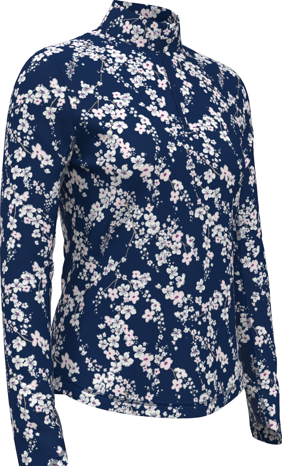 Callaway Snowy Floral Long Sleeve UV Mock [SF26]