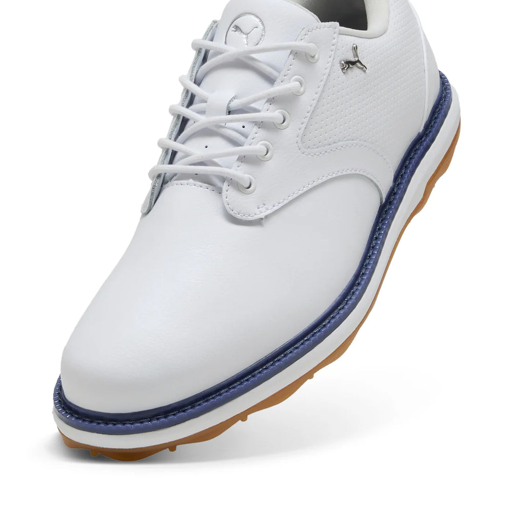 Puma Avant 2 White/Blue Crystal Spikeless Waterproof Golf Shoe