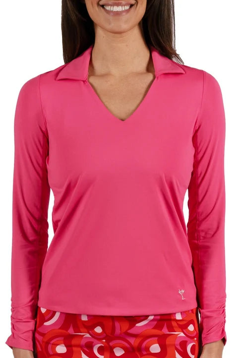 Golftini Lisa Long Sleeve Polo [F26]