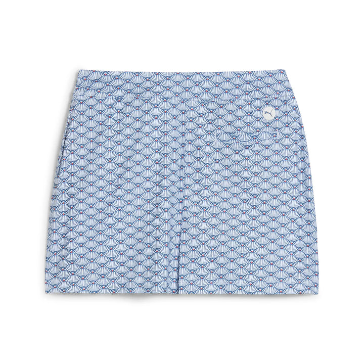 Puma Girls Scallop White Glow Knit Golf Skort