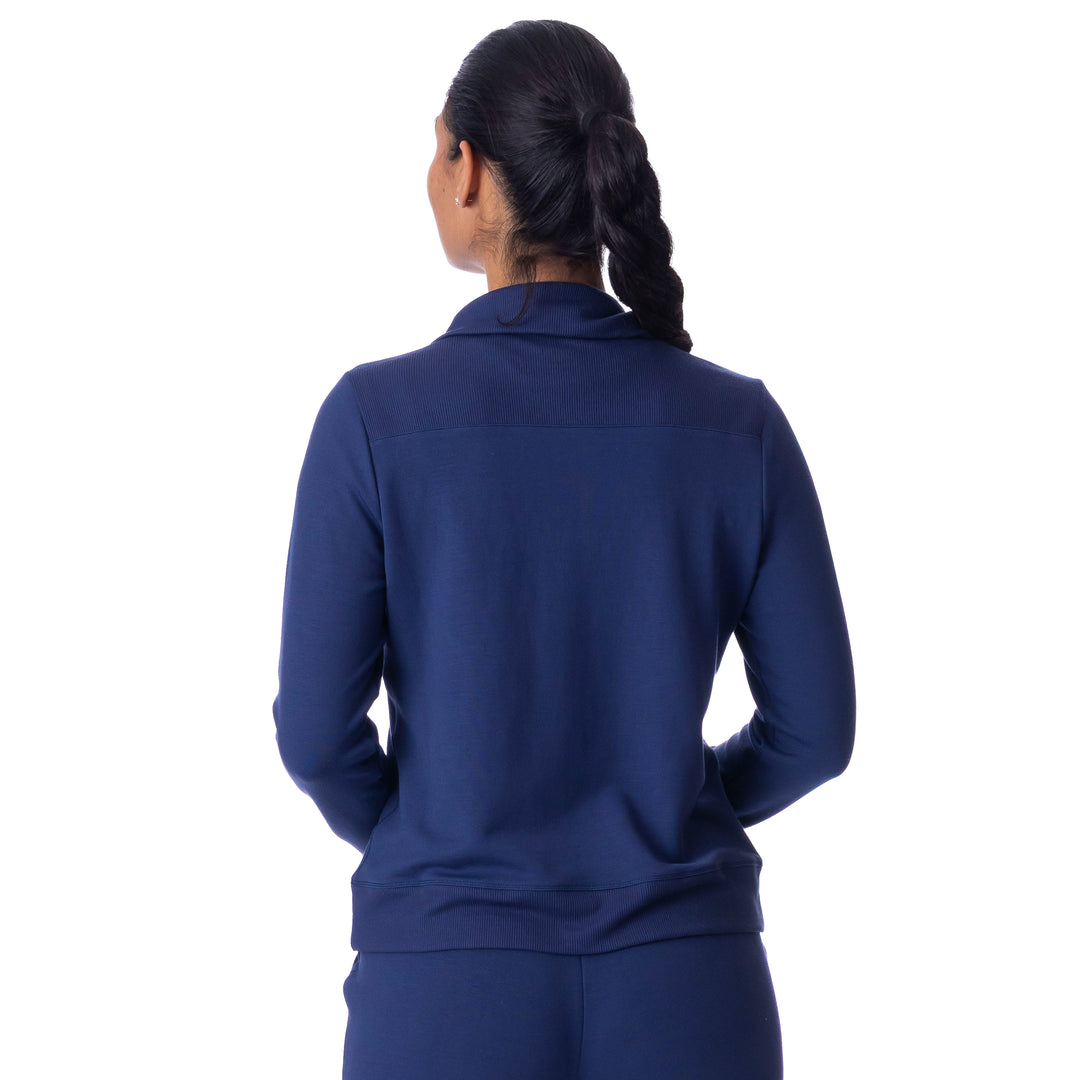 BelynKey Sueded Sundays Washed Ink Quarter Zip